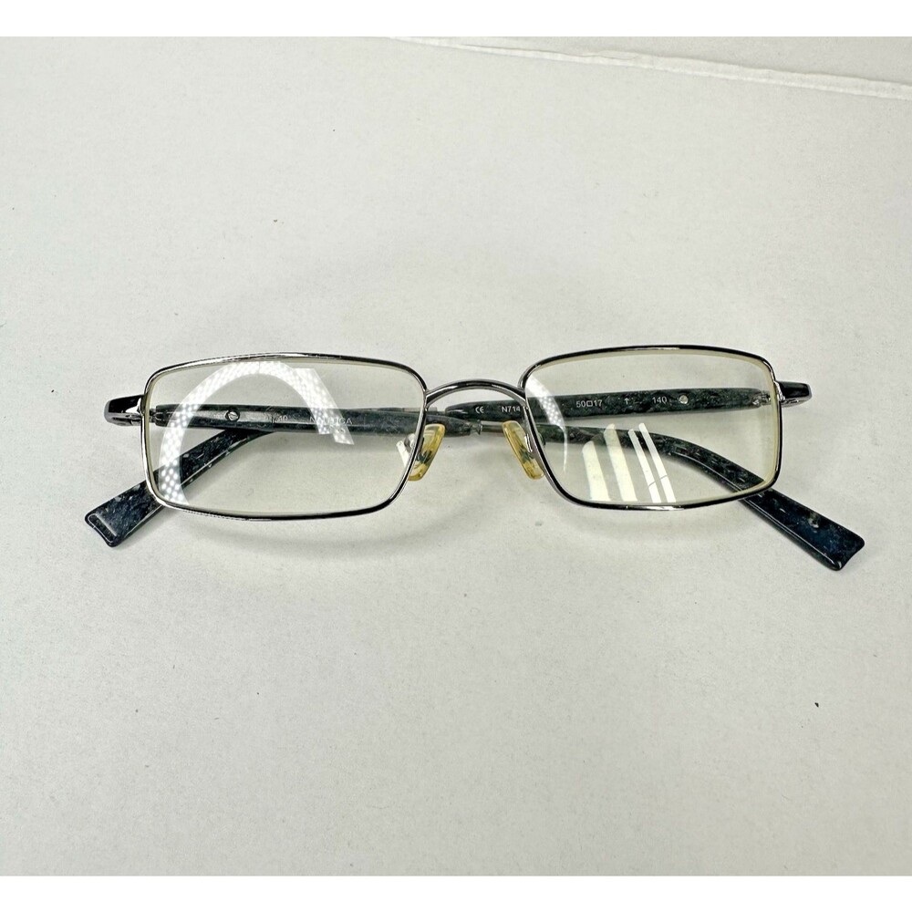 NAUTICA N7144 032 Eyeglasses 50-17-140 Gunmetal Full Rim Unisex FRAMES ONLY